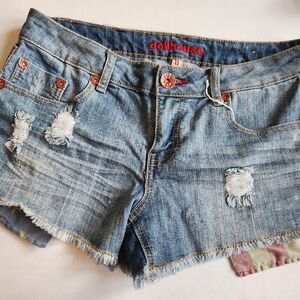 Dollhouse Blue Distressed Women's Jeans